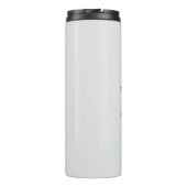 Bouteilles Isothermes Lettre initiale florale rose moderne C (Dos)