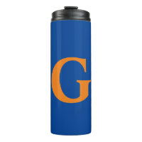 Lettre Initiale Monogramme Moderne Design Bleu Ora