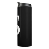 BOUTEILLES ISOTHERMES LETTRE INITIALE NOIRE ET BLANCHE MINUSCULE MONOMOB (Tourné sur la droite)