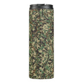 Bouteilles Isothermes LETTRE PERSONNALISÉE VERTE Camouflage tendance (Dos)