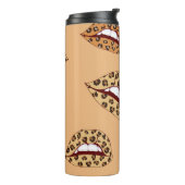 Bouteilles Isothermes lèvres Empreintes de léopard sans couture motif, l (Tourné sur la gauche)