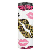 Bouteilles Isothermes Lèvres scintillantes : Motif de mode Leopard (Dos)