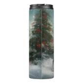 Bouteilles Isothermes Lévrier en neige de Noël (Dos)