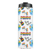LGBTQ+ Fierté Tumbler thermique