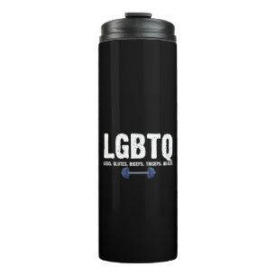 Bouteilles Isothermes LGBTQ Legs Glutes Biceps Triceps Quads Gym Lover