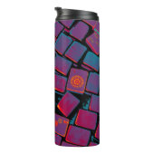 Bouteilles Isothermes L'heure-milliampère Jongg couvre de tuiles le (Tourné sur la droite)