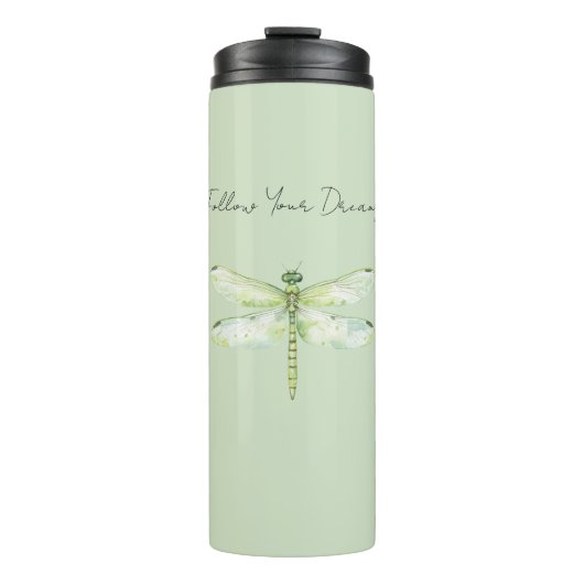 Bouteilles Isothermes Libellule Vert Citron (Devant)