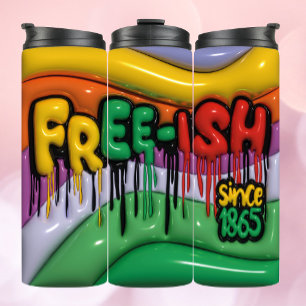 Bouteilles Isothermes Libre depuis 1865 3d Effet gonflé Tumbler