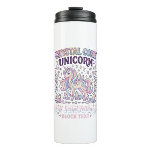 Bouteilles Isothermes Licorne Crystal Core Licorne Adorable Vector Desig