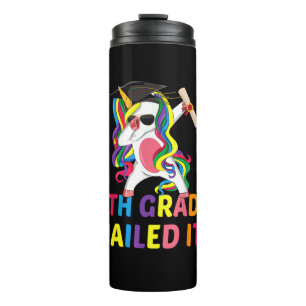 Bouteilles Isothermes Licorne Dabbing Tshirt 5e année Filles Garçons Dip