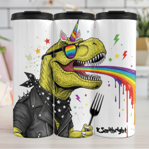 Bouteilles Isothermes Licorne Dinosaure Arc-en-Ciel Punk Rock