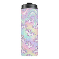 Licorne Mignonne Kawaii Arc-en-Ciel Pastel Magique