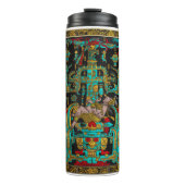 Bouteilles Isothermes Lid of Great Tomb of Pakal - Astronaut Palenque (Devant)