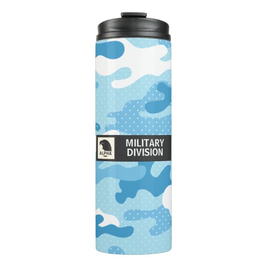 Bouteilles Isothermes Light Blue Camouflage Pattern (Devant)