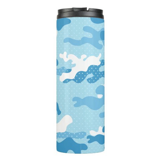 Bouteilles Isothermes Light Blue Camouflage Pattern (Dos)