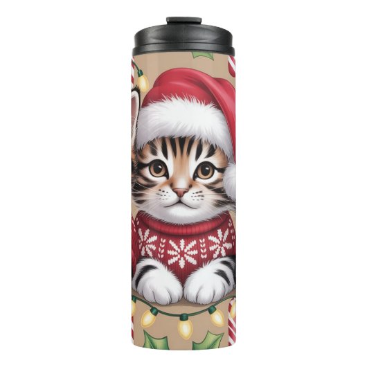 Bouteilles Isothermes Ligne de Traitement de Noël pour Chatons (Devant)