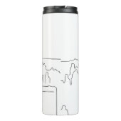 Bouteilles Isothermes Ligne minimale de New York (Dos)