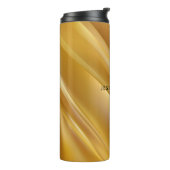 Bouteilles Isothermes Lignes diagonales de gradient or (Tourné sur la gauche)