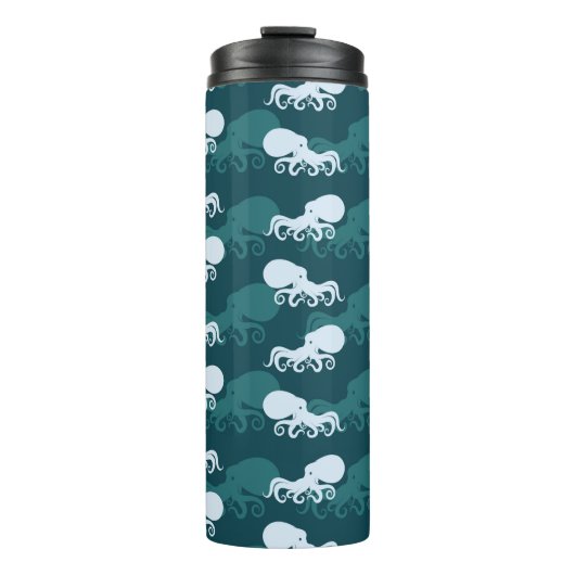 Bouteilles Isothermes Lignes Du Motif Octopus (Devant)