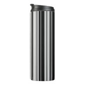 Bouteilles Isothermes Lignes noires et blanches (Tourné sur la droite)