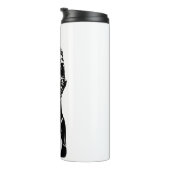 Bouteilles Isothermes Ligue de Justice | Aquaman Pose Noir Pop Art (Tourné sur la droite)