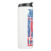 Bouteilles Isothermes Ligue de Justice | Blue & Red Group Pop Art (Tourné sur la gauche)