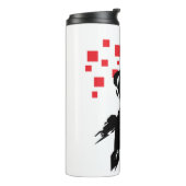 Bouteilles Isothermes Ligue de Justice | Cyborg Digital Noir Pop Art (Tourné sur la gauche)