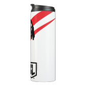 Bouteilles Isothermes Ligue de Justice | Flash Running Noir Pop Art (Tourné sur la droite)