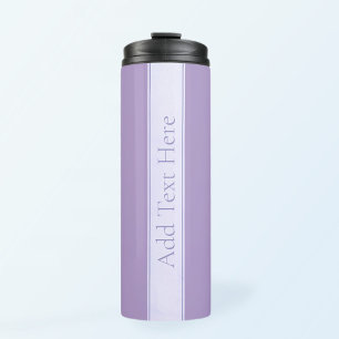 Bouteilles Isothermes Lila clair violet élégant personnalisable
