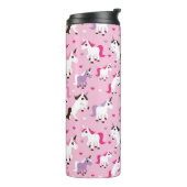 Bouteilles Isothermes l'illustration de licorne badine l'arrière - plan (Tourné sur la gauche)