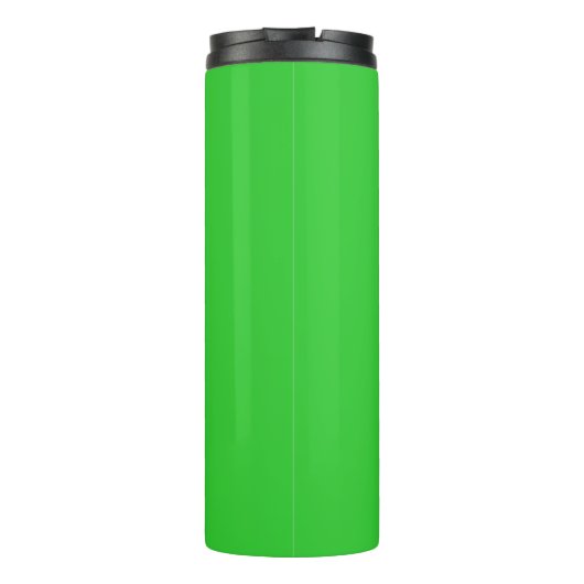 Bouteilles Isothermes Lime Vert noir Élégant minimal Customisé (Dos)