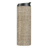 Bouteilles Isothermes Linge brut : Tissu texturé naturel. (Tourné sur la gauche)