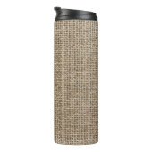 Bouteilles Isothermes Linge brut : Tissu texturé naturel. (Tourné sur la droite)