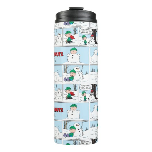 Bouteilles Isothermes Linus Construit Un Snowman (Devant)