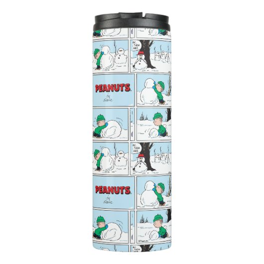 Bouteilles Isothermes Linus Construit Un Snowman (Dos)