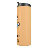 Bouteilles Isothermes Linus Waving | Ajouter Votre Nom (Tourné sur la droite)