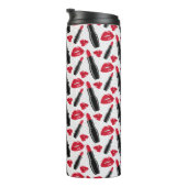 Bouteilles Isothermes Lipstick Et Lips Polka Dot Motif (Tourné sur la droite)