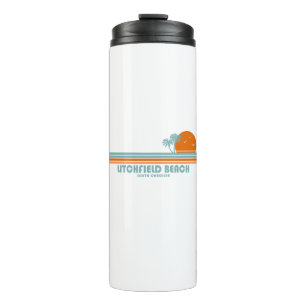 Bouteilles Isothermes Litchfield Beach Caroline du Sud Sun Palm Trees