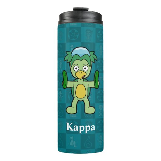 Bouteilles Isothermes Little Kappa Checkerboard Yokai (Devant)