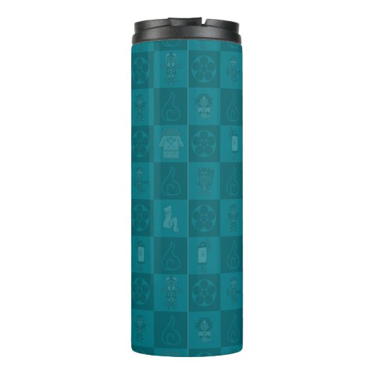 Bouteilles Isothermes Little Kappa Checkerboard Yokai (Dos)