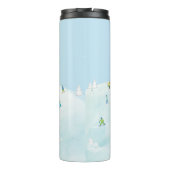 Bouteilles Isothermes Little Skiers On Snowy Hill  (Dos)