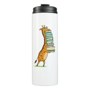 Bouteilles Isothermes Livre drôle Lecture Giraffe I Love My Library
