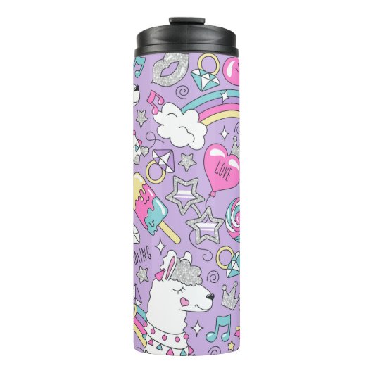 Bouteilles Isothermes Llama motif 1 (Devant)