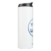 Bouteilles Isothermes Logo de Custom Company et site Web d'affaires (Tourné sur la gauche)