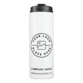 Bouteilles Isothermes Logo de l'entreprise Entreprise Voyage Mug (Devant)