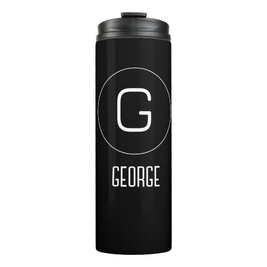 Bouteilles Isothermes Logo de nom personnel personnalisable (Devant)