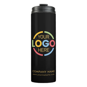 Bouteilles Isothermes Logo d'entreprise de marque Black Gold