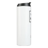 Bouteilles Isothermes Logo d'entreprise personnalisé et code QR (Tourné sur la gauche)