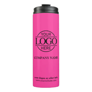 Bouteilles Isothermes Logo d'entreprise Pink Elegant
