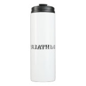 Bouteilles Isothermes Logo du cool de triathlon pour tous les sportifs (Devant)